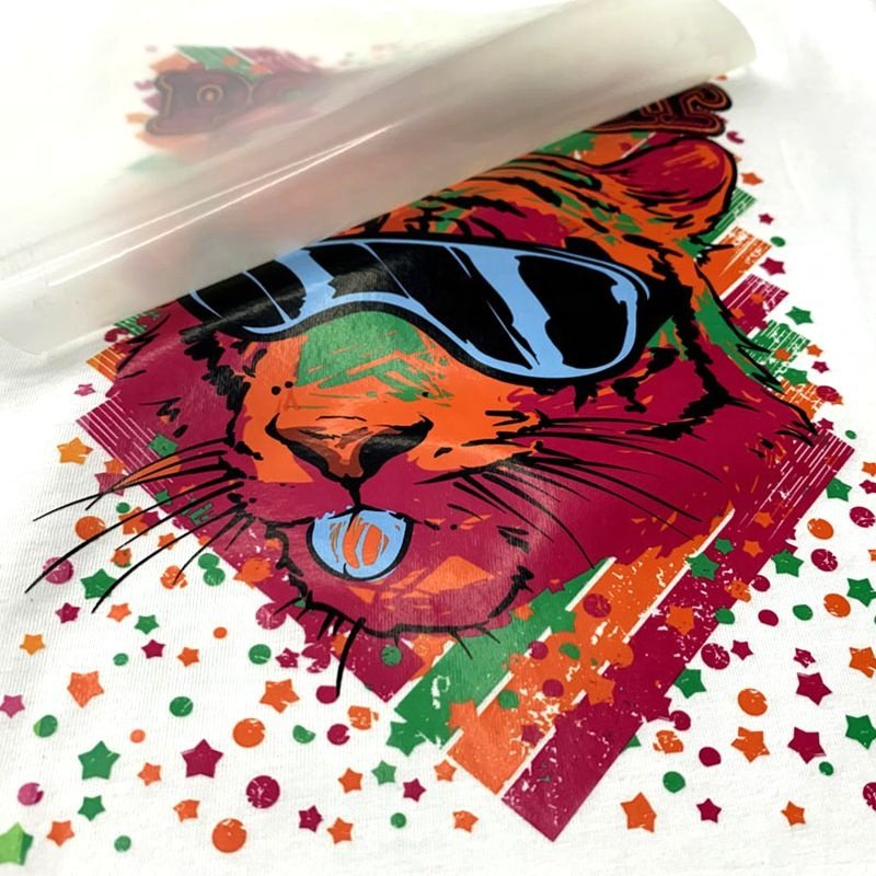 Factory Wholesale Custom DTF Transfer Sheet Ready to Press Vinyl Heat Transfer Printing Design for T-Shirts