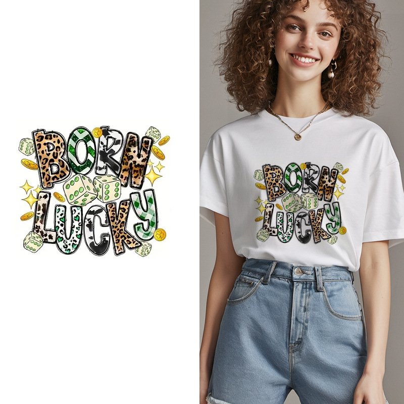 Wholesale Cheap Customized Heat Transfer Stickers Logo Transfer Printing Design Vinyl DTF Thermal Transfer Sticker For T-Shirts