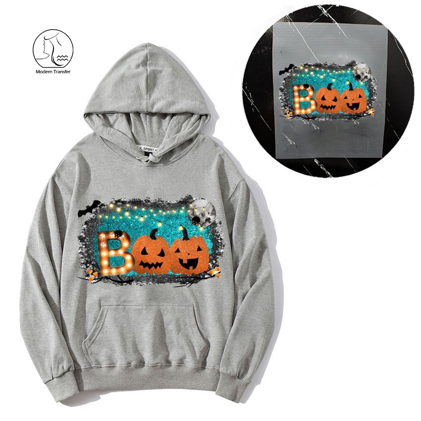 Yunshang Halloween Design Styles Custom Screen Printing Plastisol Heat Transfers Dtf Transfer Vinyl Digital Clothing Printing