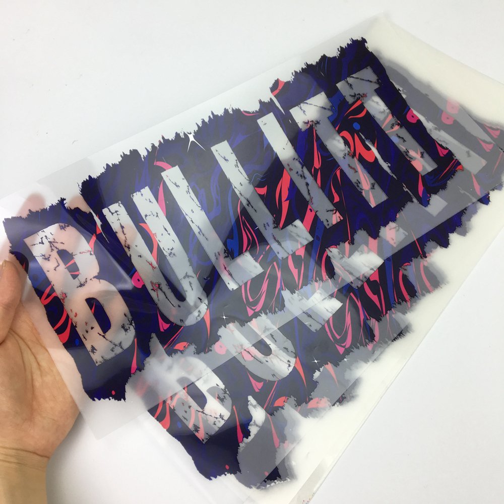 Colorful heat label transfer heat transfer custom t shirt printing transfer