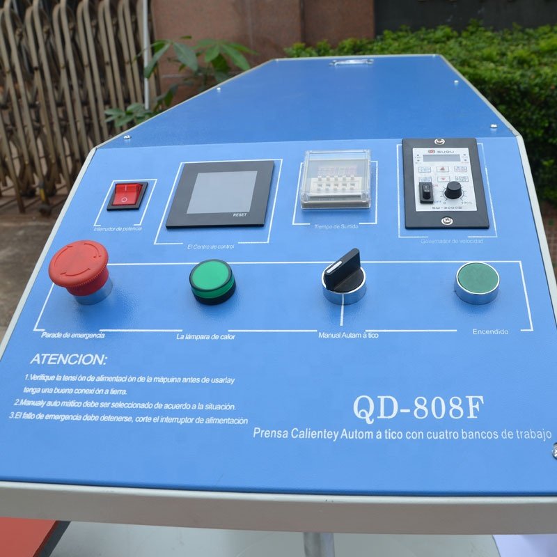 Carousel A4 Sublimation Flat Four Station Heat Press Machine