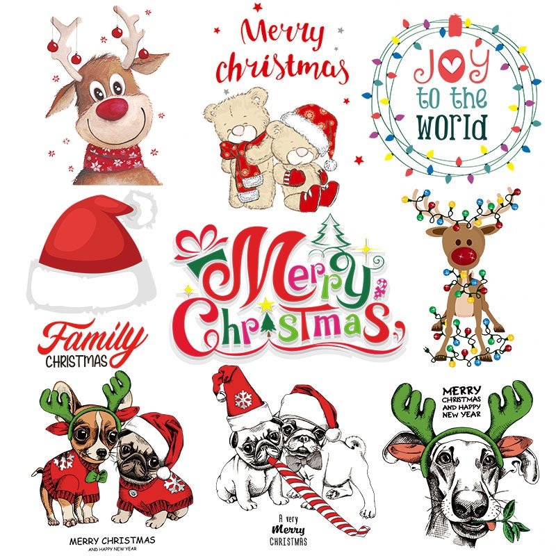 Custom wholesale christmas dtf transfers for shirts