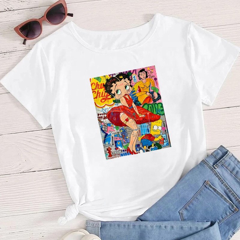 Art print Diy Iron-on Decals DTF Screen Print Heat Transfers For Clothing T Shirt Thermo Patches Stickers Custom For Hoodies