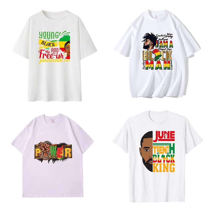 High quality Factory Wholesale Custom June Festival label T-Shirts Plastisol Screen Prints DTF Iron Heat Transfer