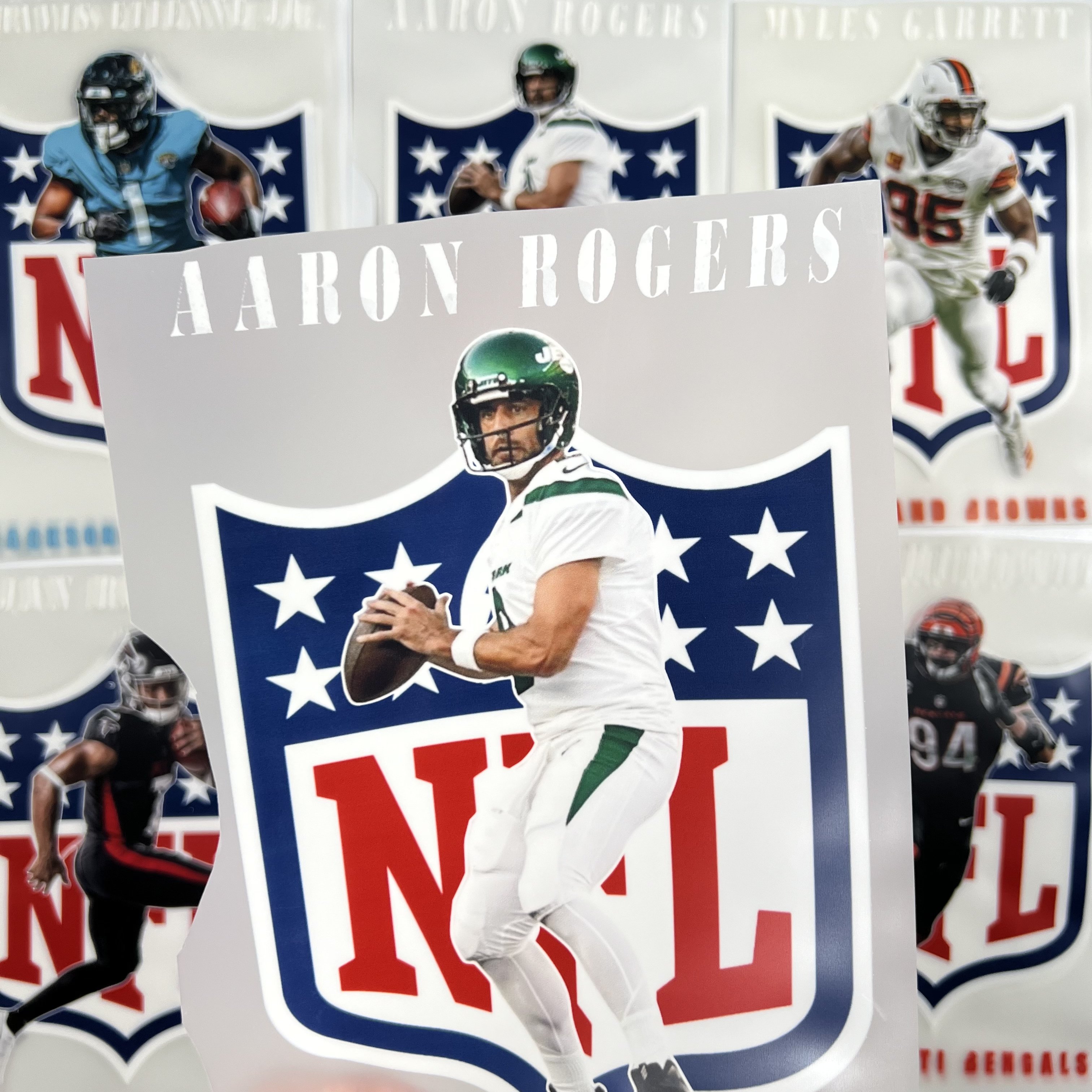 New NFL Series Design Custom DTF Transfers Printing Screen Heat Transfer Vinyl Heat Iron on Stickers For Tshirts