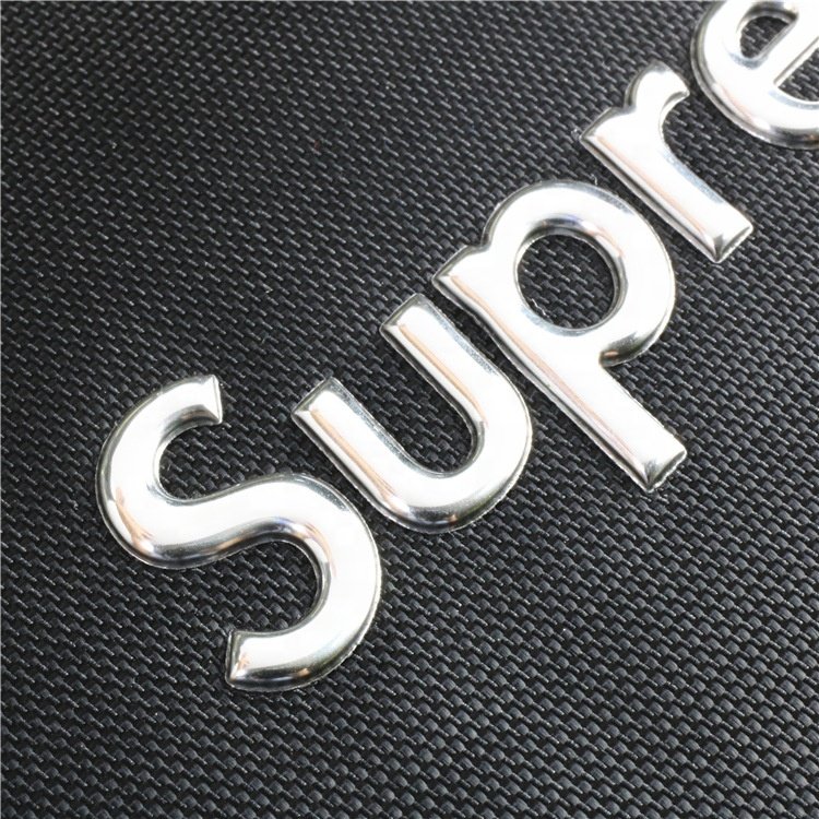 Custom 3D Raised Silicone TPU Logo Heat Transfer Iron-on Clothing Labels Washable For Garments Hats Bags Heat Transfer Sticker