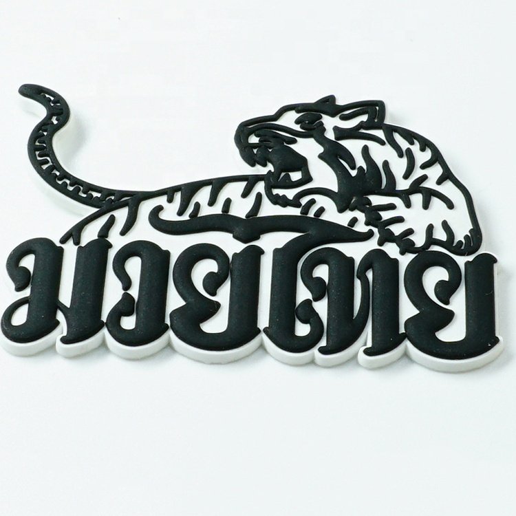 Custom 3D Raised Silicone TPU Logo Heat Transfer Iron-on Clothing Labels Washable For Garments Hats Bags Heat Transfer Sticker