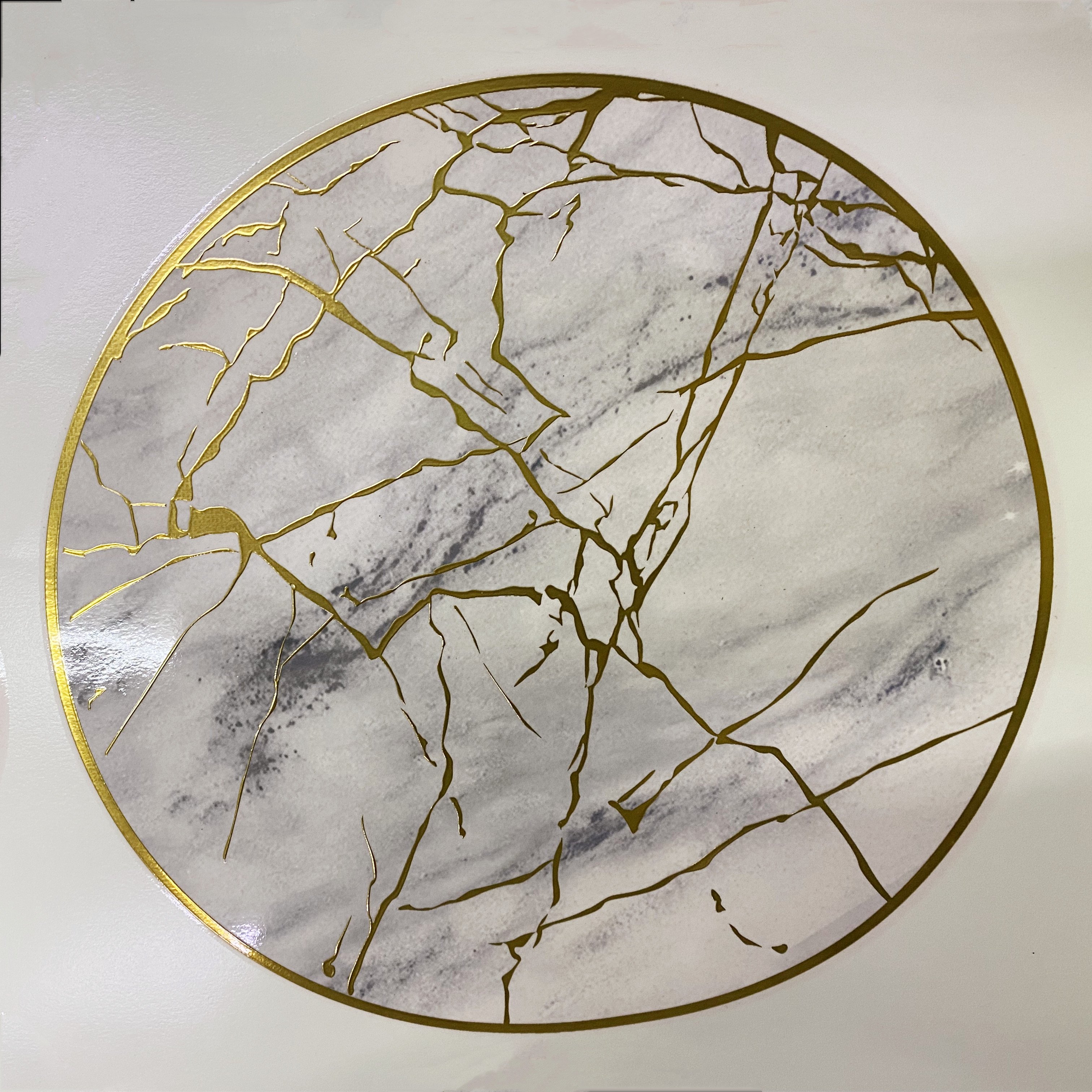 Classic Luxury Embossed Golden Gold Color Customized Water Slide Decals Water Transfer Printing Ceramic Decal For Plates