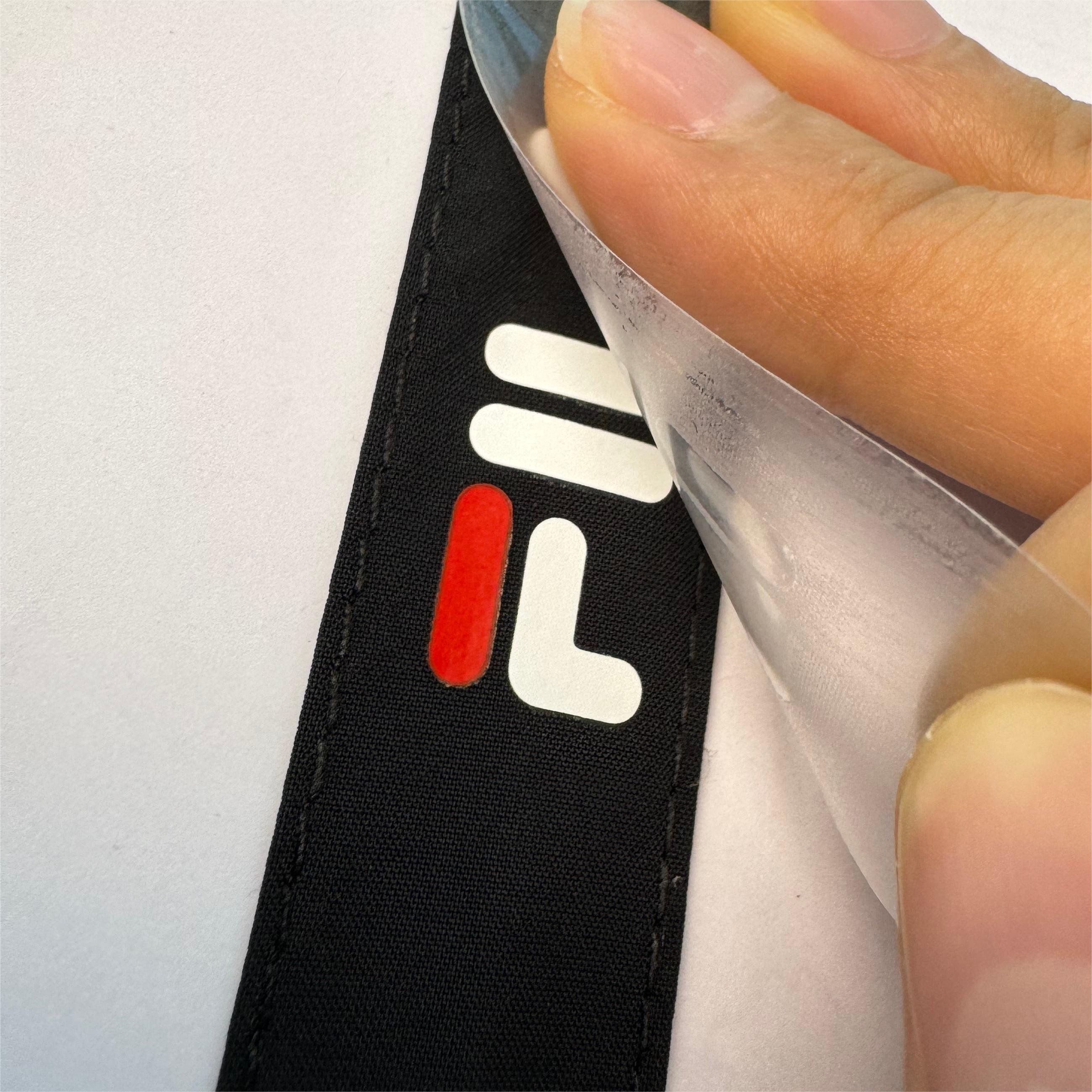 Custom Wholesale Name Silk Screen Printing Heat Transfer Wash Care Neck Labels for T Shirts
