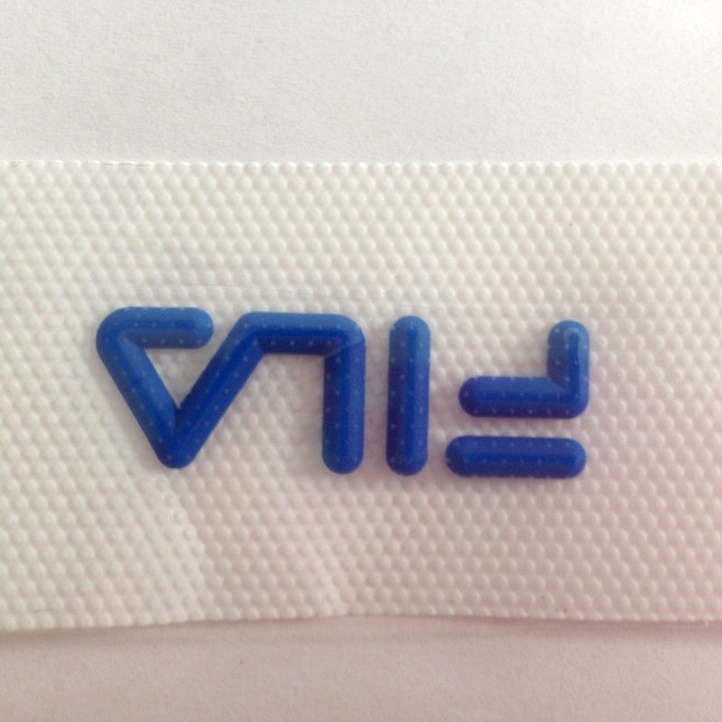 Custom Logo Printing Clothes hat Iron On 3d Embossed Pressed Heat Transfer Silicone Label For T-shirt Swimwear Fabric Shoes