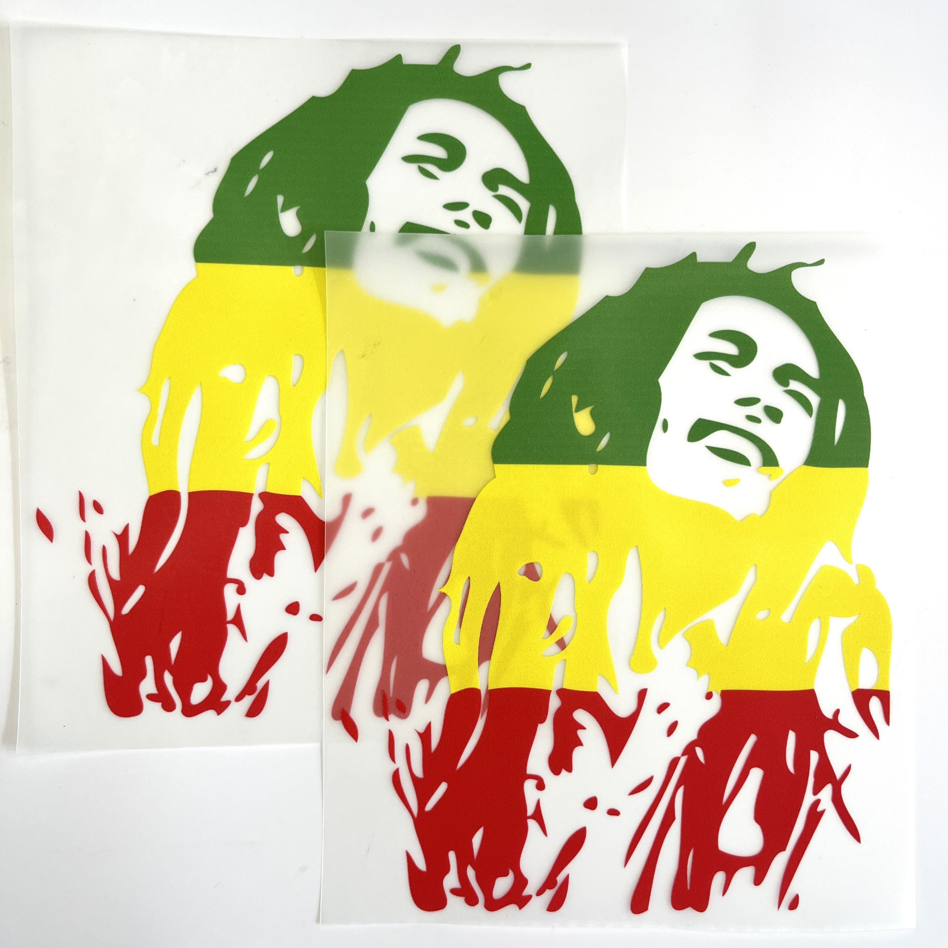 Factory produces high quality DTF decals heat press sticker transfer printing heat press sticker dtf transfers for t shirts