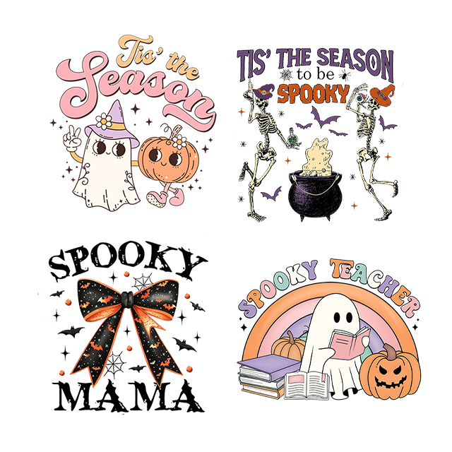 Halloween here for the boos heat transfer designs for sticker screen print transfers dtf heat transfers for shirts