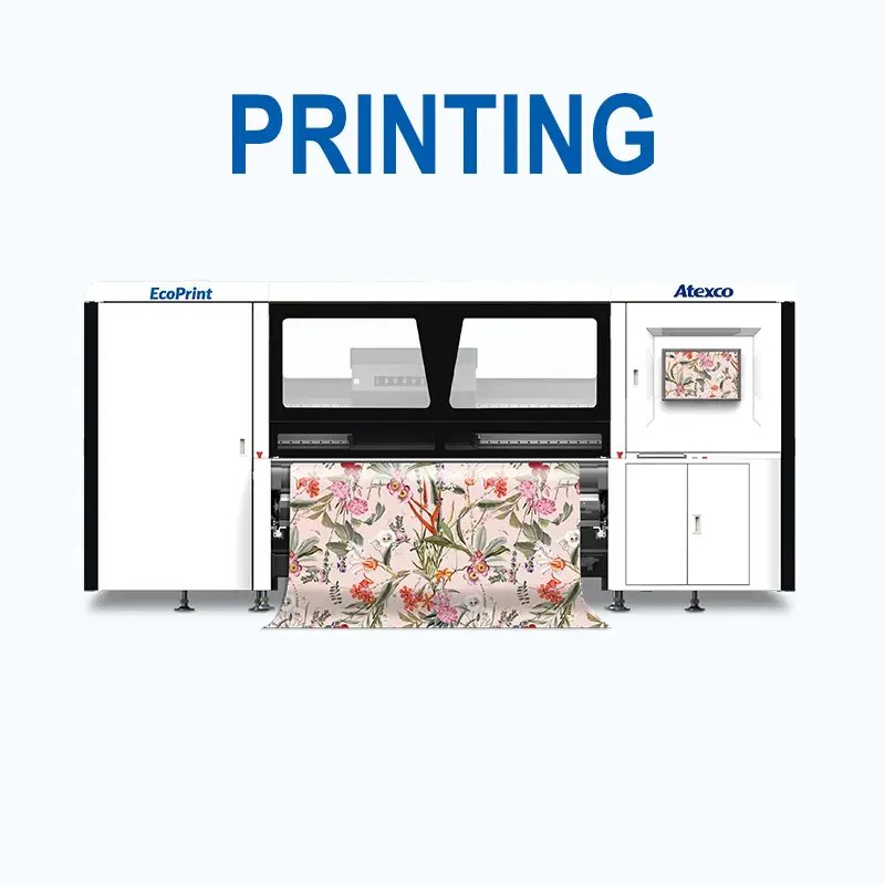 Atexco EcoPrint High-Speed Industrial Digital Printer for Cotton Fabric Direct to Garment Textile Printing Machine