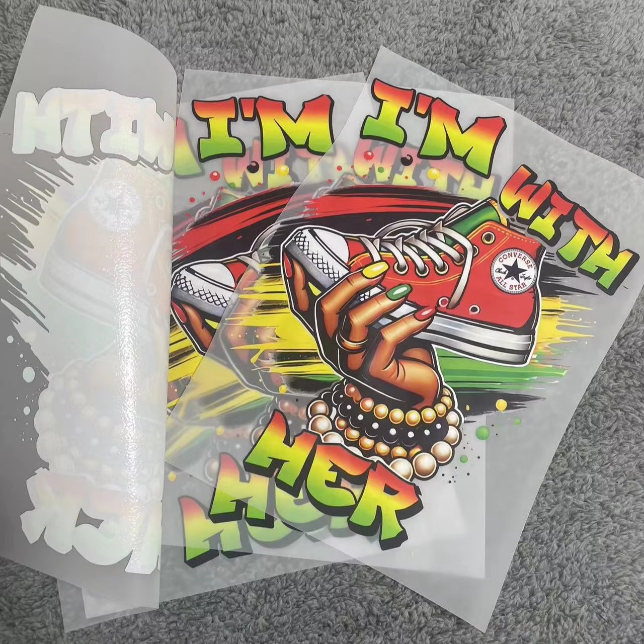 custom NFL Digital printing a3 a4 size dtf printer film heat transfer pet film for provide printing services