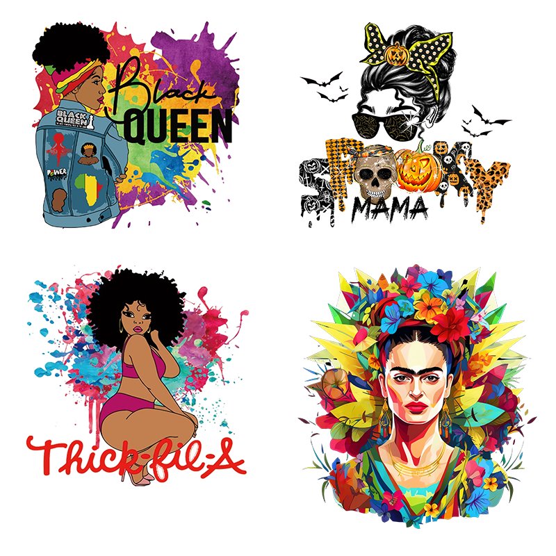 Wholesale Printable Thermal Transfer Sticker Vinyl Packaging Label Transfer Printing Garment Durable Custom Color 10 Pcs CN;FUJ