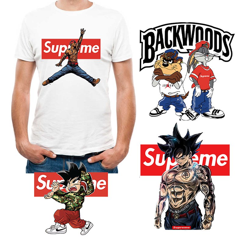 New Product Customize Dtf Stickers T-Shirts 3d Logo Brand Transfer Printing DTF Thermal Transfer Sticker For T Shirts