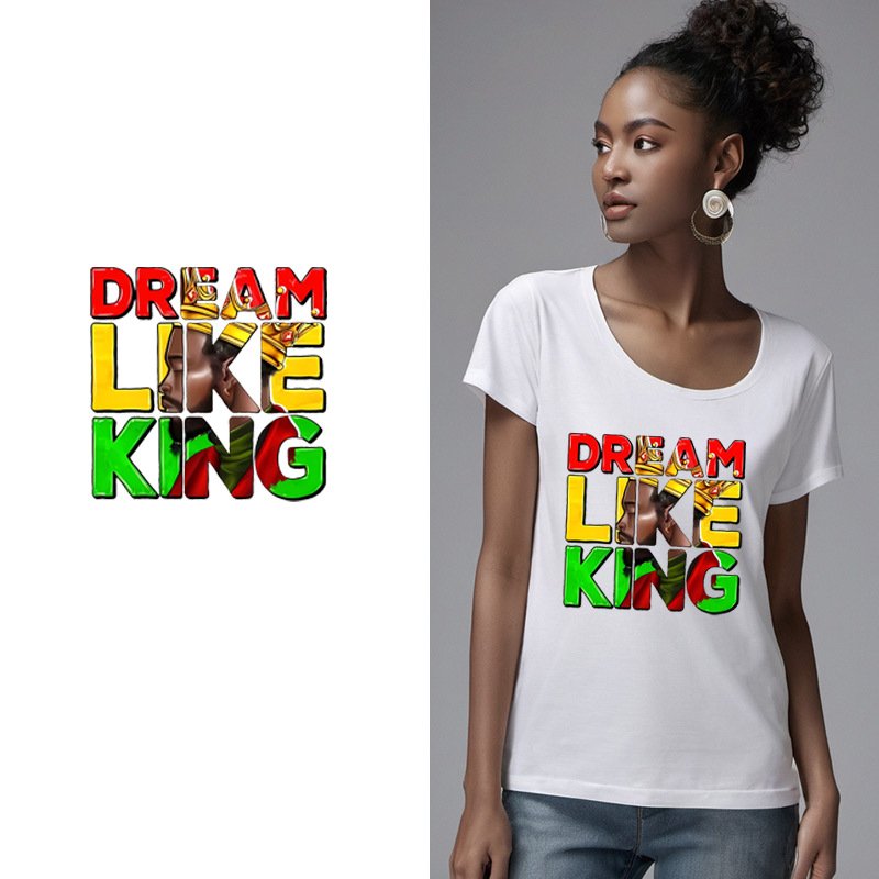 Good Quality Heat Transfer Printing Customized Design Dtf Film Vinyl Sticker Heat Transfer DTF Thermal Transfer Sticker