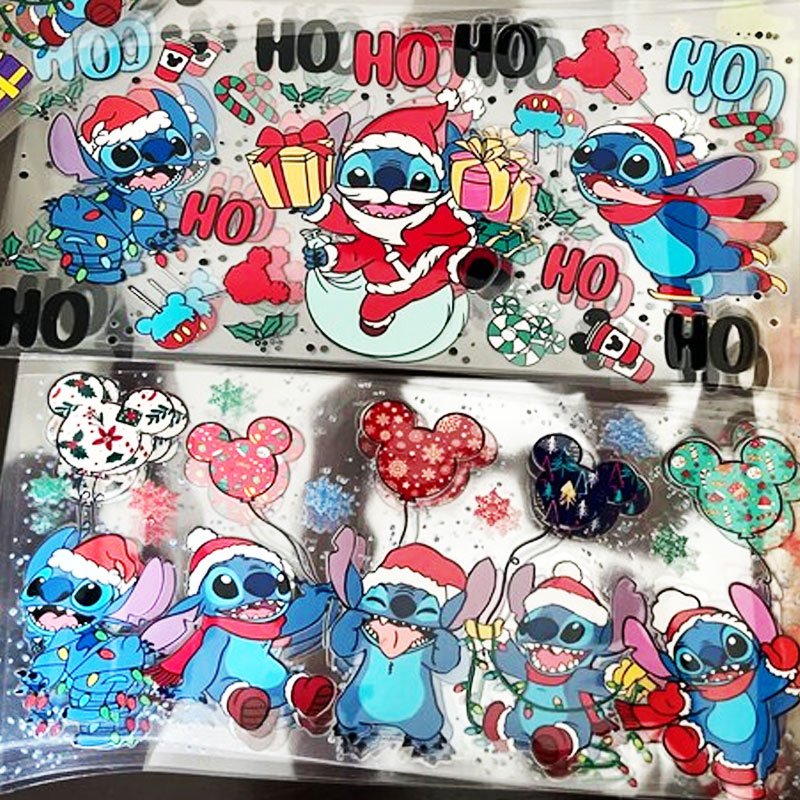 Cheap Wholesale High Quality UV DTF Cup Wraps Cartoon Halloween Custom 16oz 20oz 24oz 40oz UVDTF Tumbler Wraps Transfers