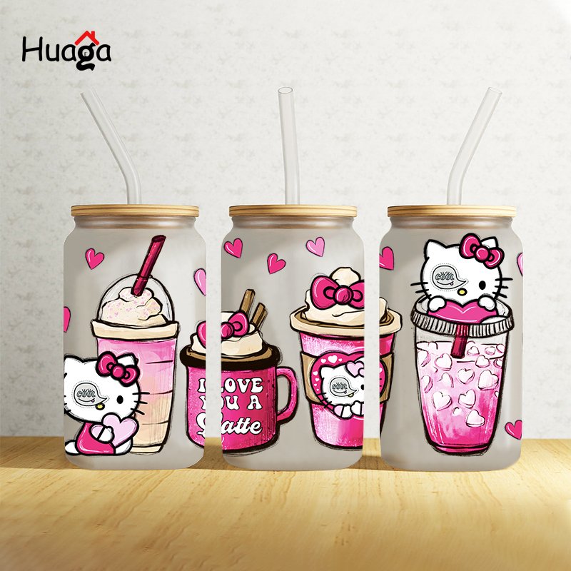 Huaga uv dtf cup wrap transfers Wholesale High Quality Custom Logo Design 3D uv dtf print sheet