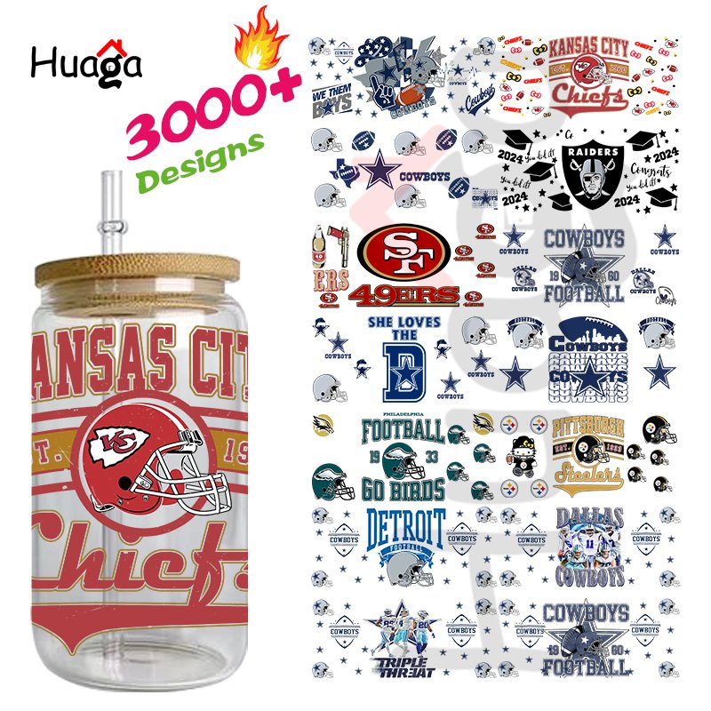 Huaga uv dtf cup wrap transfers Wholesale High Quality Custom Logo Design 3D uv dtf print sheet