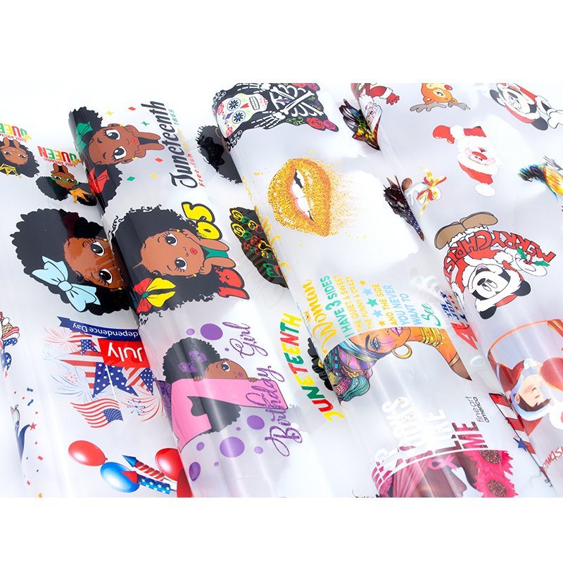 Back To School Custom Iron On Patches Decals Plastisol DTF Transfers Designs Ready To Press For Afro Girl shirts DIY Applique
