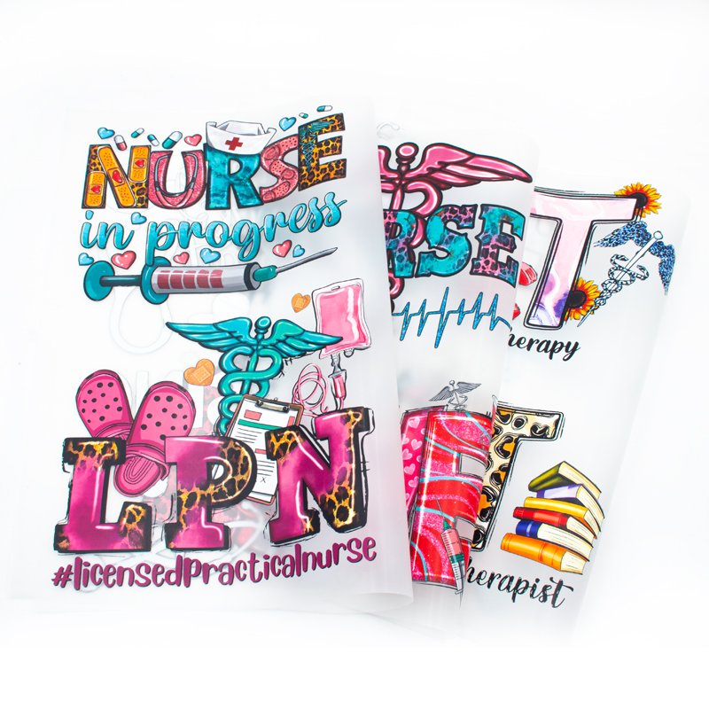 Back To School Custom Iron On Patches Decals Plastisol DTF Transfers Designs Ready To Press For Afro Girl shirts DIY Applique
