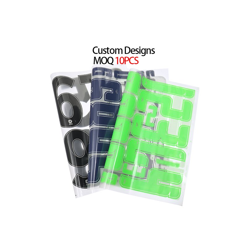 sewill Custom Soccer Jersey Number Ready To Press Custom Plastisol Vinyl Heat Transfers Printed Jersey Number