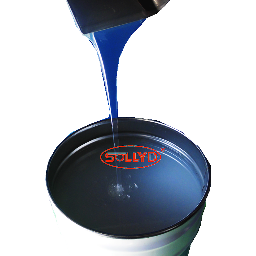 SOLLYD GLOSSY liquid SILICONE SCREEN PRINTING INK for TEXTILE garment brand printing