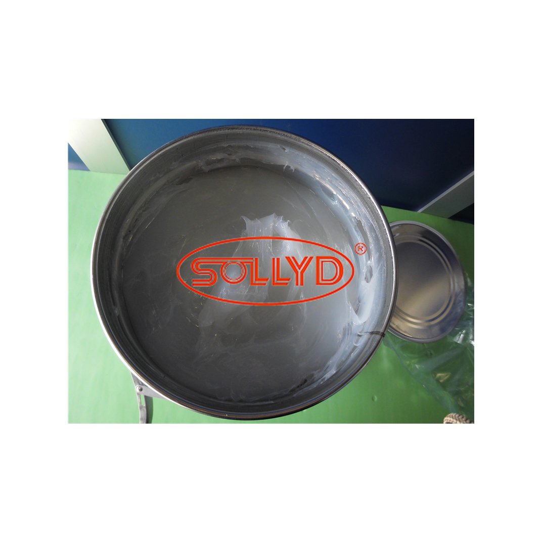 SOLLYD GLOSSY liquid SILICONE SCREEN PRINTING INK for TEXTILE garment brand printing