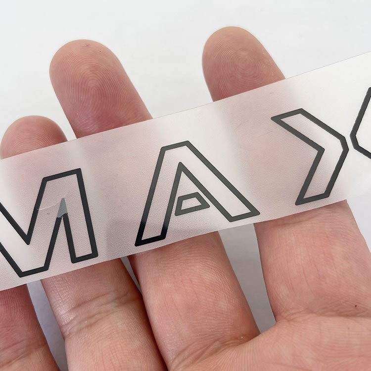 Brand Name Custom DTF Digital Print Effect Silicone Label 3d Heat Transfer Printing For CLothing / Shirt