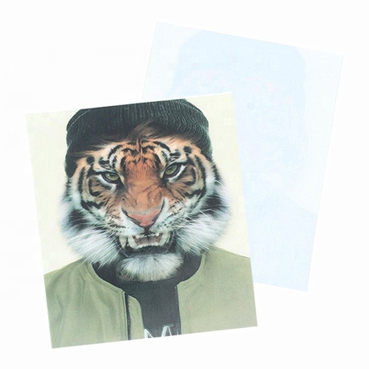 Heat Transfer Printing Clothing Labels Wholesale Custom Design Logo Soft Flexible TPU Patches with 3D Lenticular Sheet