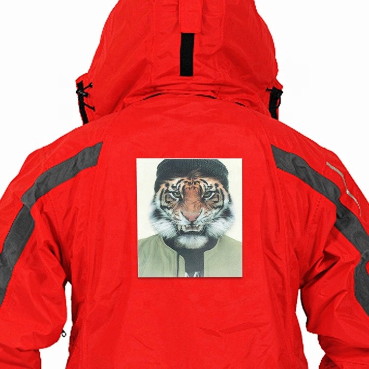 Heat Transfer Printing Clothing Labels Wholesale Custom Design Logo Soft Flexible TPU Patches with 3D Lenticular Sheet