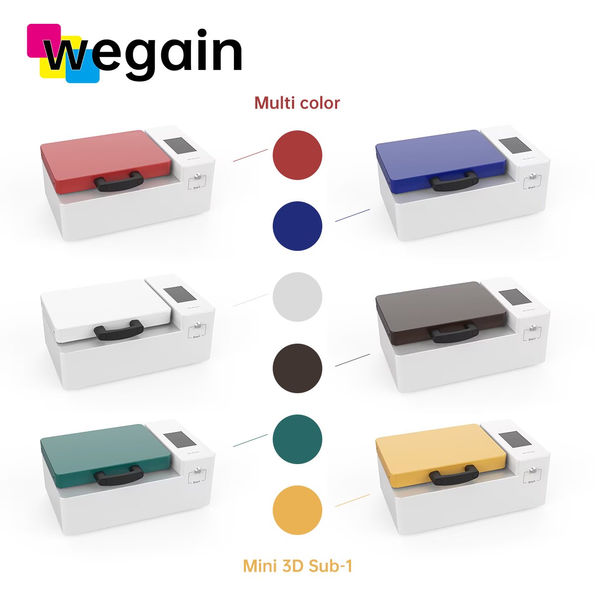 Made in China Factory New Hot-Selling Heat Transfer Printing Customization Small A4 DTF Heat Press Machine for Phone Case DIY