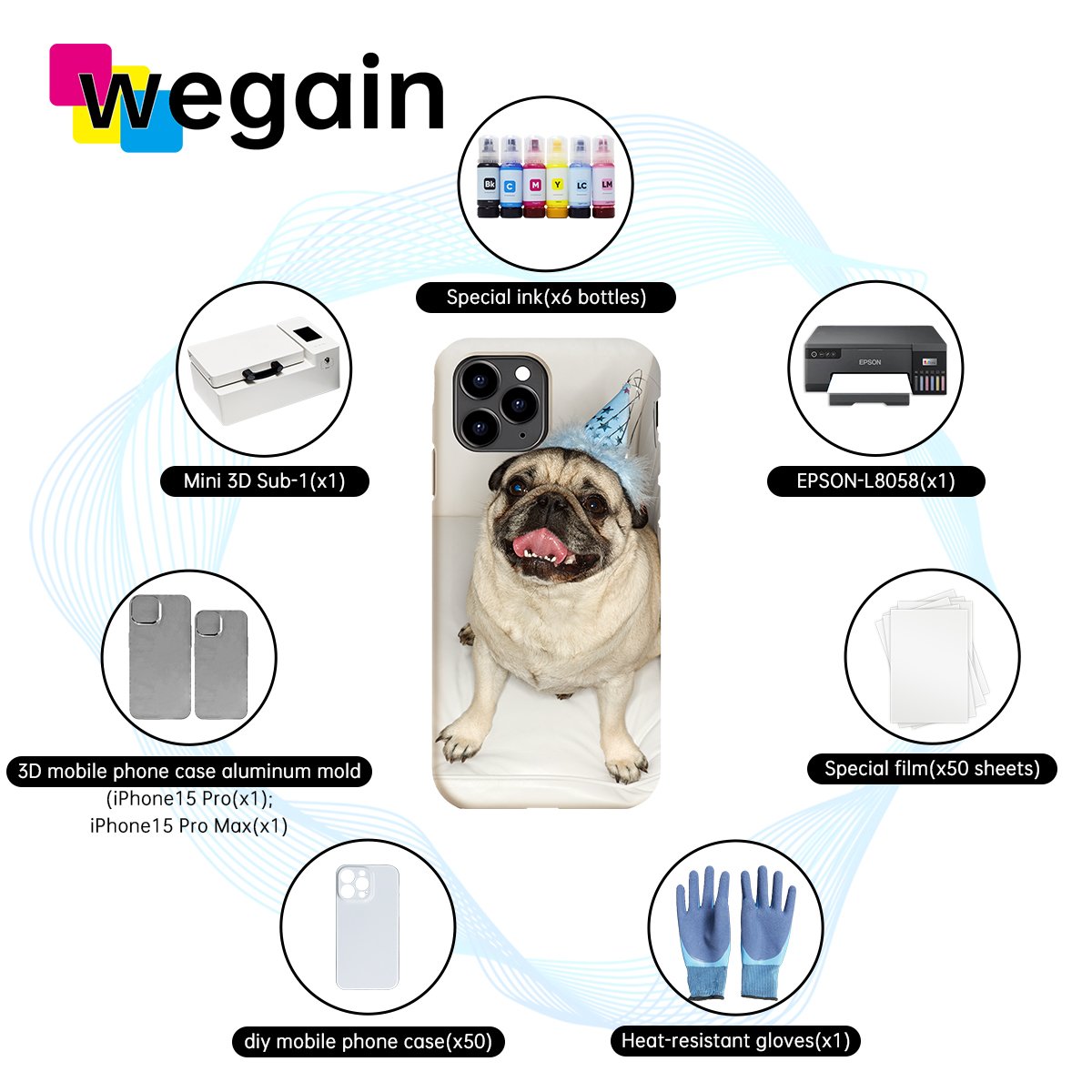 Made in China Factory New Hot-Selling Heat Transfer Printing Customization Small A4 DTF Heat Press Machine for Phone Case DIY