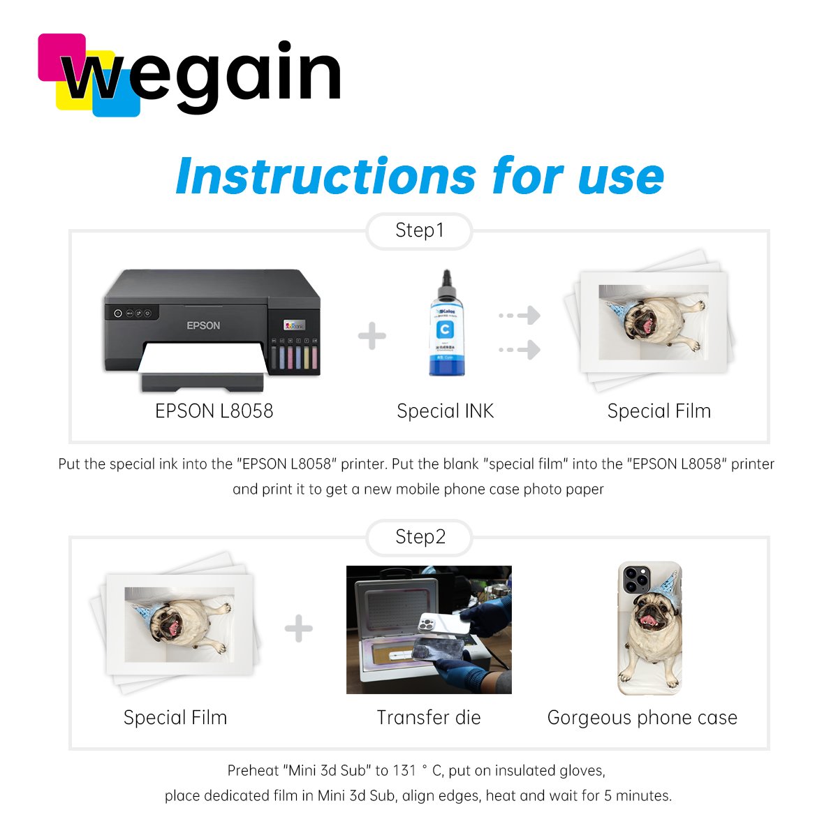 Made in China Factory New Hot-Selling Heat Transfer Printing Customization Small A4 DTF Heat Press Machine for Phone Case DIY