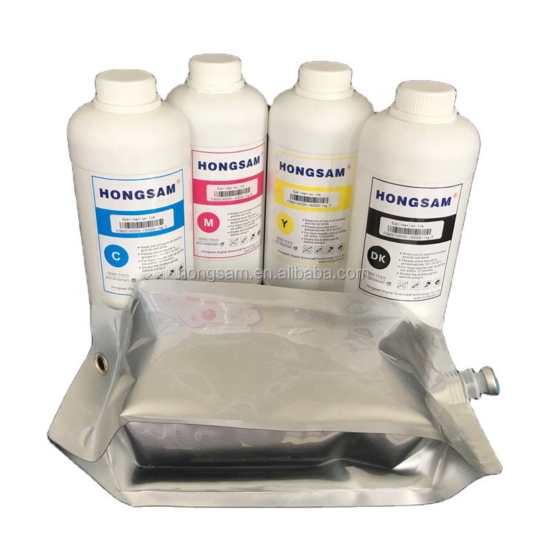 Polyester Sportswear Printing Compatible Fluorescent Dye Sublimation Ink For Epson Roland Mimaki Mutoh