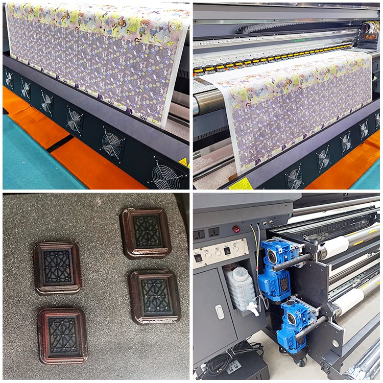 InkTime 8 i3200-A1 Printheads Sublimation Heat Transfer Inkjet Printer Machine for Polyester Sportswear Carpet Curtain Printing
