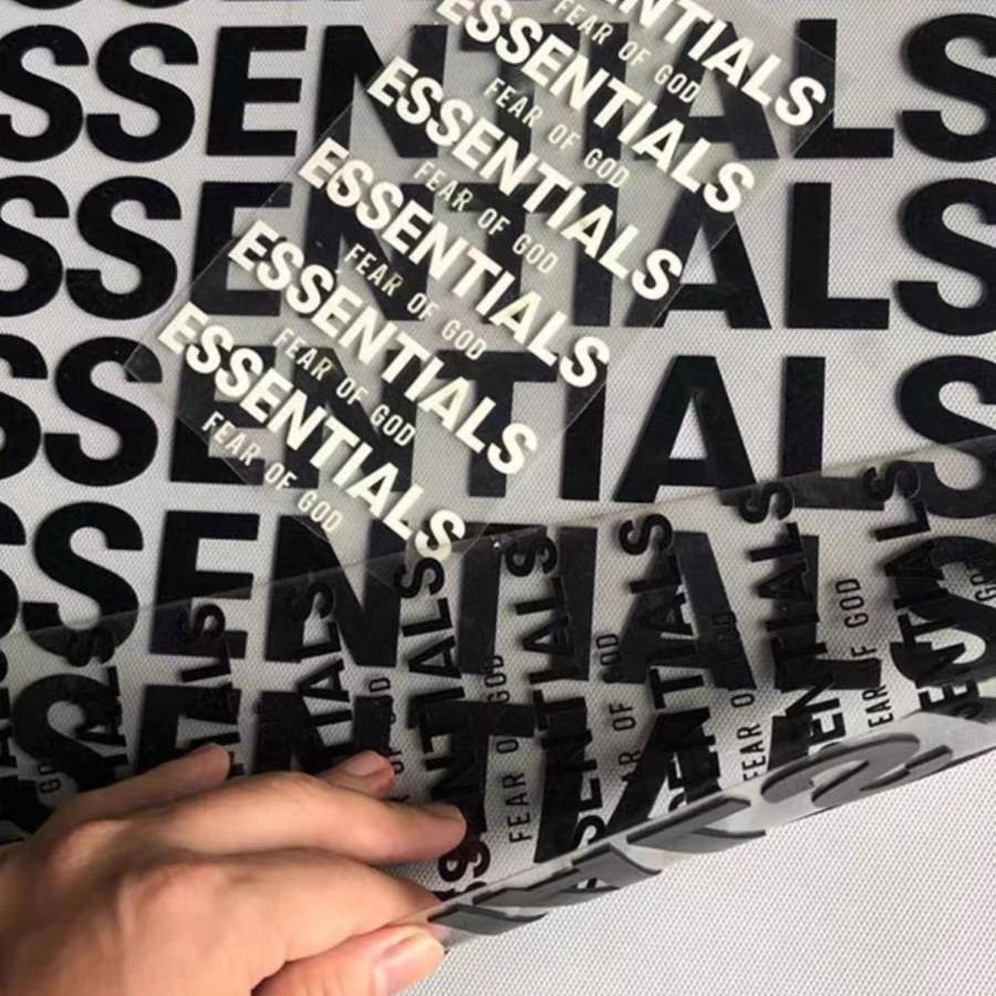 Custom clothing sticker silicone printing 3d logo pvc rubber heat transfers silicone
