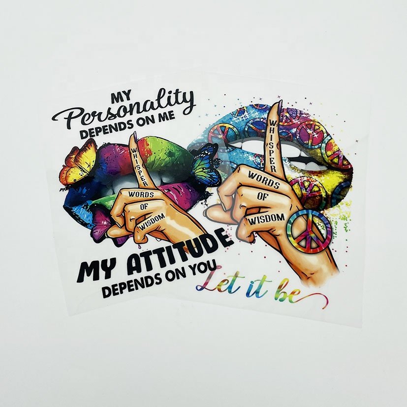 Wholesale custom designs iron on printable plastisol vinyl film designs press sticker logo heat transfer printing for t shirts