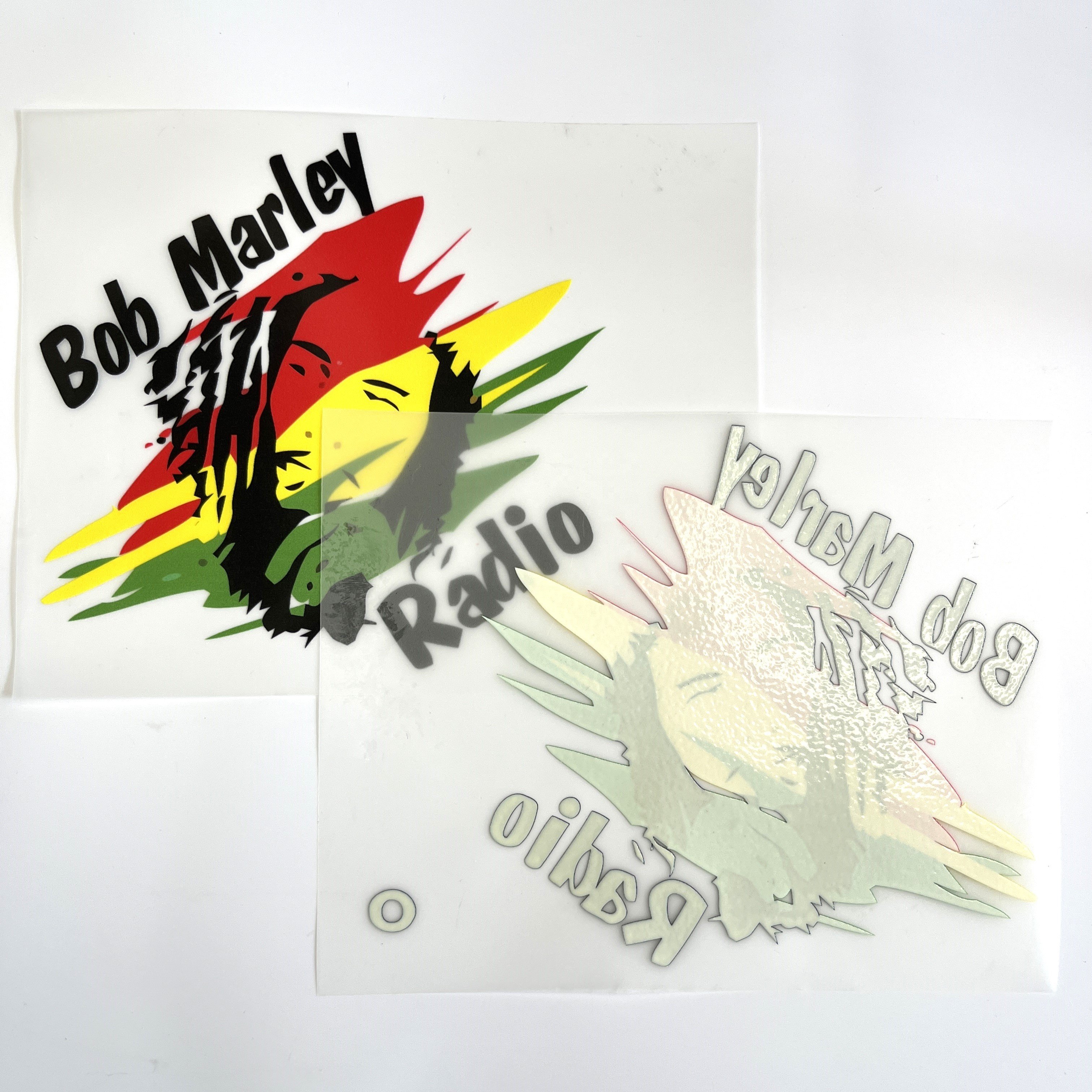 The factory produces fashionable hot-press self-adhesive transfer printing heat press sticker iron on sticker for t shirt