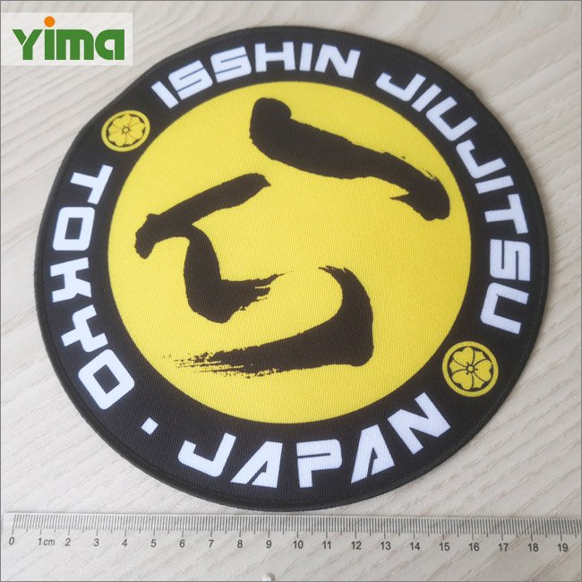 Custom Digital Printing Patches Embroidered Woven Labels Flower Heart Clothing Hats Iron-On Lace Mainly Made Fabric Leather