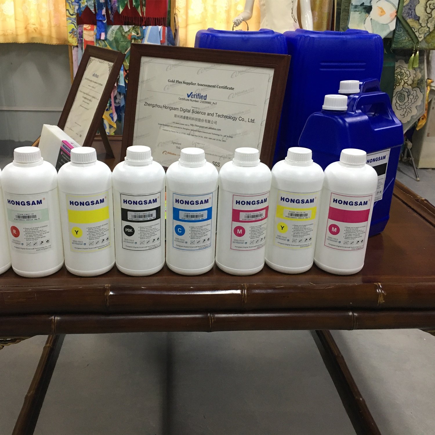 2021 HONGSAM DTF films inks for digital printing ink Epson Brother DTG DTF printers with Hot & Cold peel film