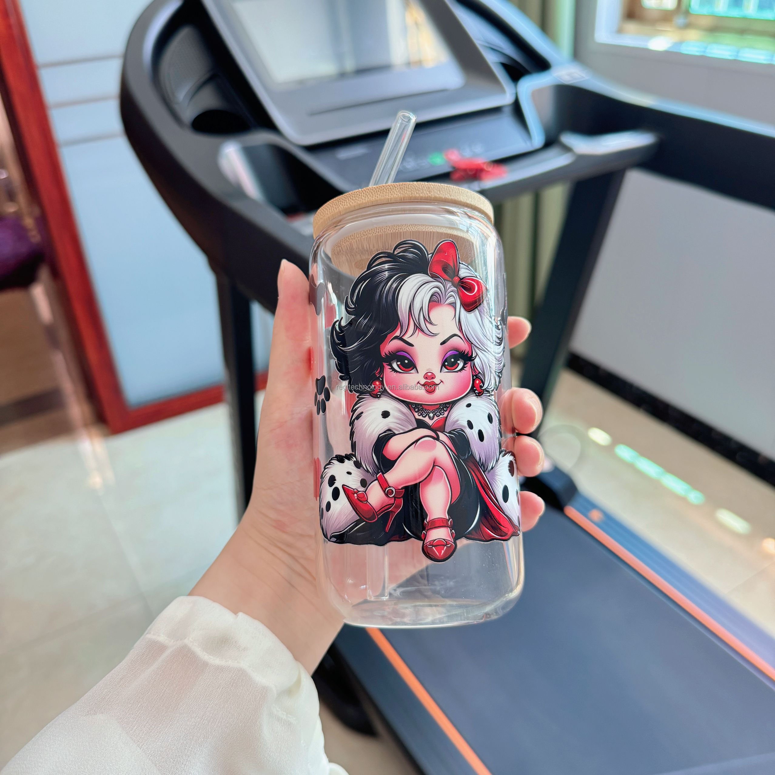Waterproof UV DTF Cup Wrap Transfers Sticker 16oz Vinyl Wrap Glass Cups Label for Cup Wraps Transfer Printing