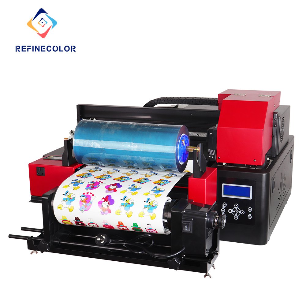 Wholesale Direct Sales Uv Dtf Printer Cold Wrap Transfer For Cups Digital Printing Machine Plastic Film Roll To Roll