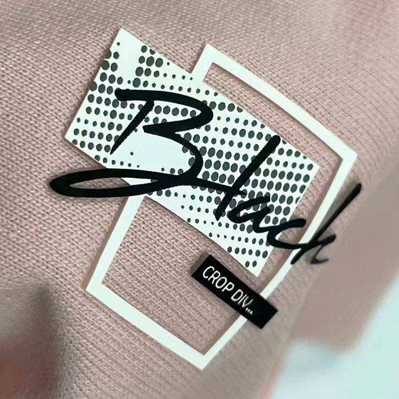 Factory Price Custom Logo Printing Rubber Patch 3D Raised Iron On Sticker Clothing Hat Heat Transfer Label Silicone