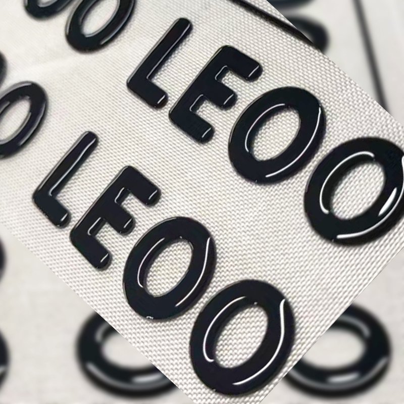 Factory Price Custom Logo Printing Rubber Patch 3D Raised Iron On Sticker Clothing Hat Heat Transfer Label Silicone