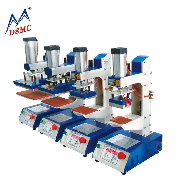Hot pneumatic heat transfer t shirt printing machine mobile phone case press machine