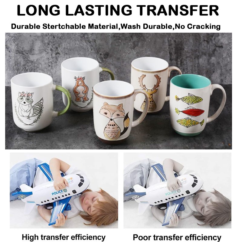 Laser Printer Custom sublimation Paper manufacturer Transfer printing Water Slide Decal Paper