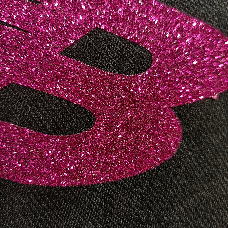 2025 Wholesale custom logo iron on glitter heat transfer vinyl htv printing rolls for t shirt clothing garments custom logos