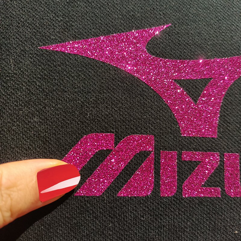 2025 Wholesale custom logo iron on glitter heat transfer vinyl htv printing rolls for t shirt clothing garments custom logos